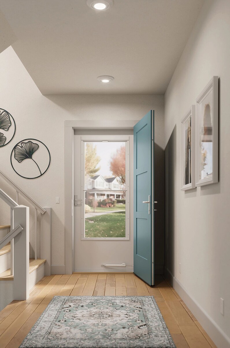Larson 40 Midview Storm Door | Retractable Screen for Fresh Air on